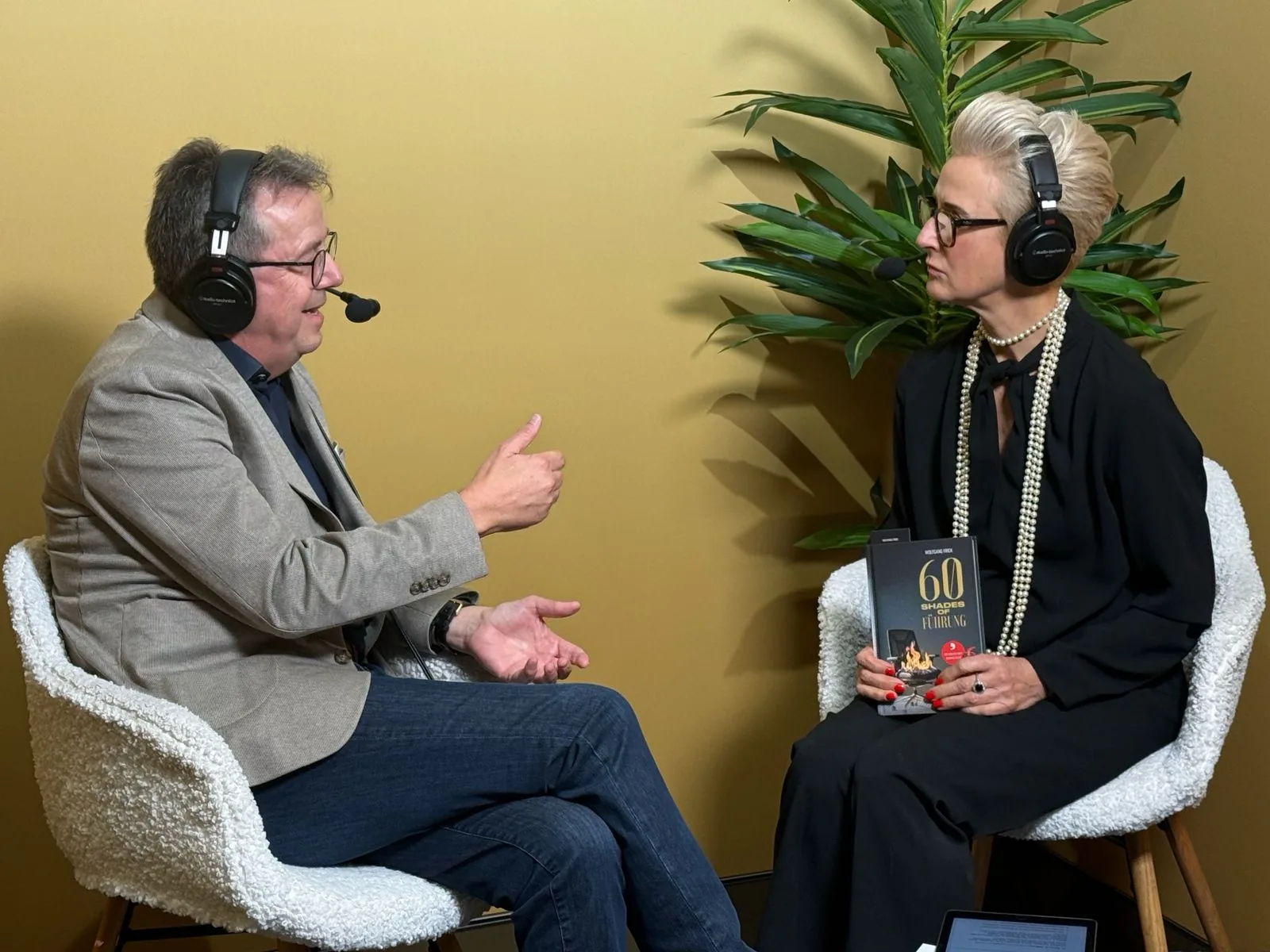 Wolfgang Frick im Live-Messetalk mit Heidi Bereuther auf der Frankfurter Buchmesse 2026